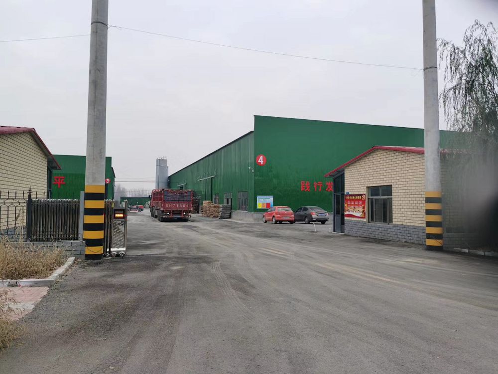 水泥電線桿工廠一角